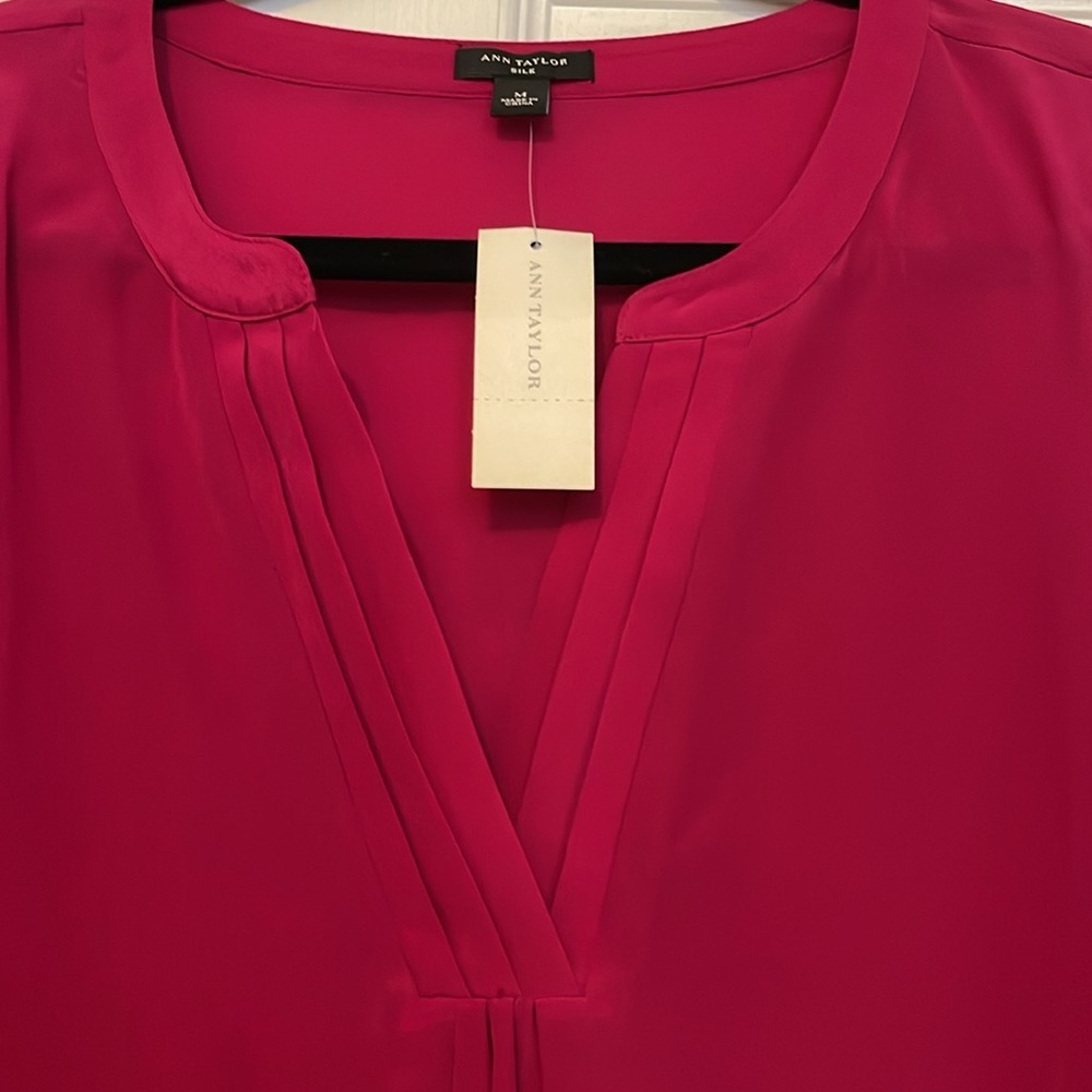 BRand new silk shirt , long sleeve - Picture 2 of 4
